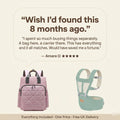 The First Ever Synchronized-Parenting Mobility Backpack