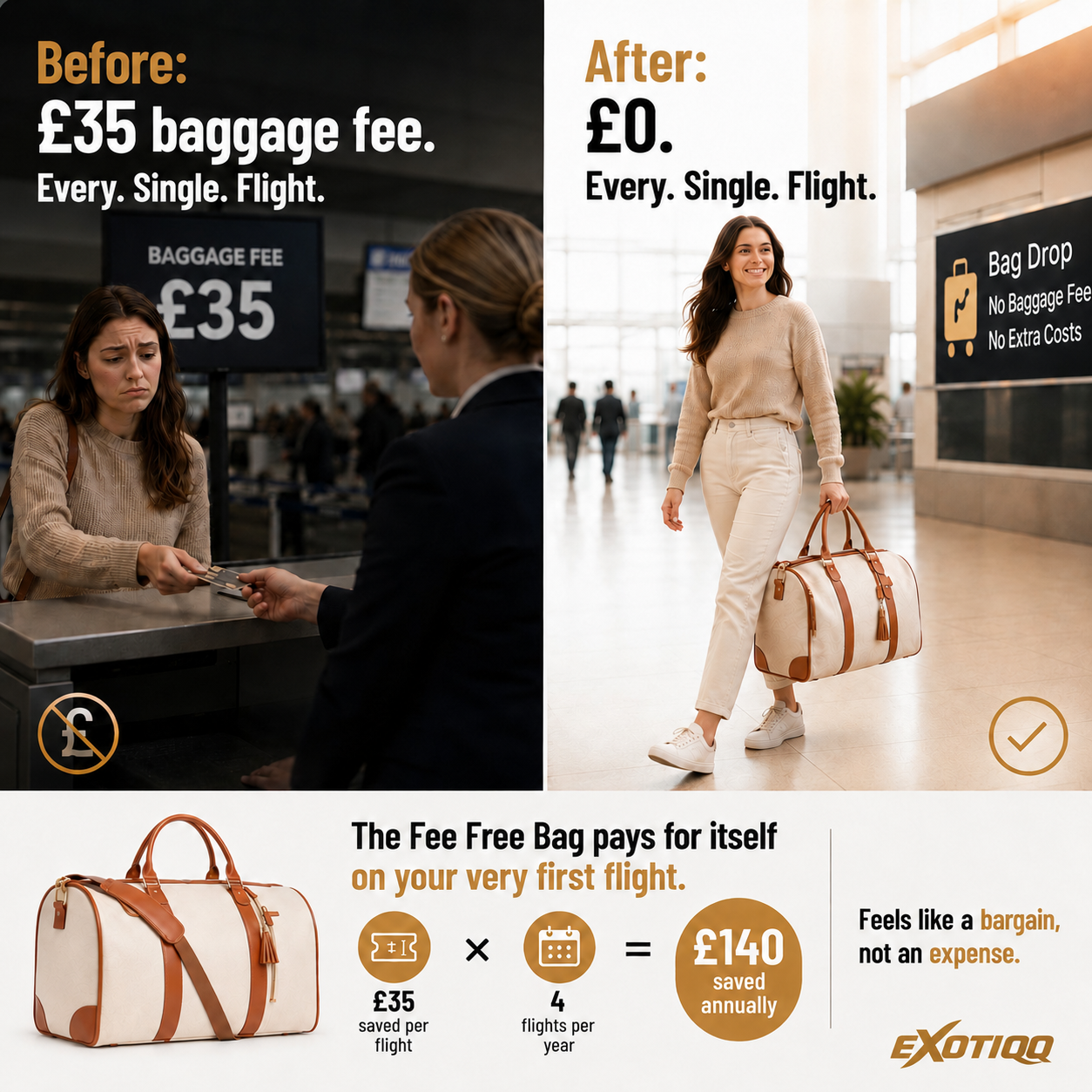 The Fee Free Bag