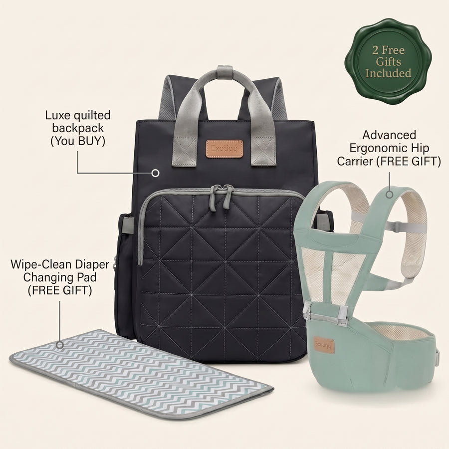 The First Ever Synchronized-Parenting Mobility Backpack
